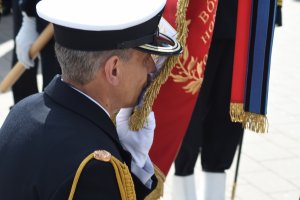  Przekazanie obowiązków dowódcy COM-DKM odbyło się na okręcie muzeum ORP „Błyskawica” // fot. Jan Ziarnicki