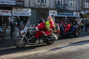 Mikołaje na motocyklach w Gdyni, fot. Karol Stańczak
