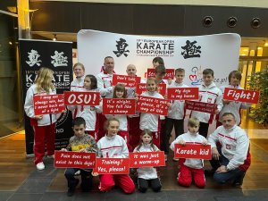 Gdynianie przywieźli worek medali // fot. Pomorski Klub Karate Kyokushin 