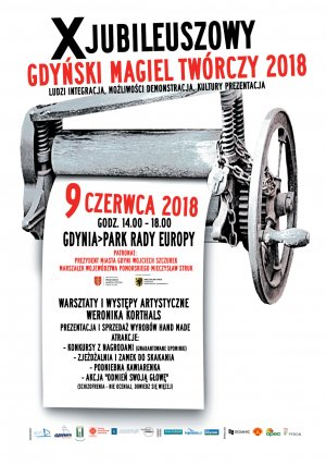 Plakat „Gdyński Magiel Twórczy”