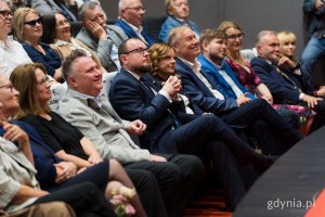 Ceremonia nadania Gdyńskiemu Centrum Filmowemu imienia Leszka Kopcia, zdj. grupowe