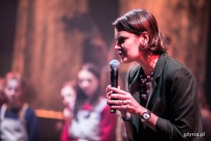 Bal karnawałowy „Rejs do krainy Wikingów” w Gdynia Arenie. Drugą odsłonę imprezy otworzyła Katarzyna Gruszecka-Spychała, wiceprezydent Gdyni // fot. Karol Stańczak