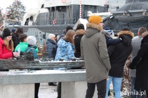 Uroczysta przysięga przy nabrzeżu Pomorskim