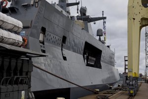 ORP „Ślązak” w PGZ Stoczni Wojennej w Gdyni, fot. Kamil Złoch