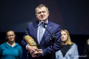 Kolosa w kategorii „Żeglarstwo”  otrzymał Eugeniusz Moczydłowski (fot. Karol Stańczak)