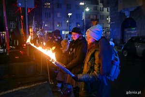 Uroczystości przed pomnikiem Ofiar Terroru Komunistycznego // fot. Magdalena Czernek