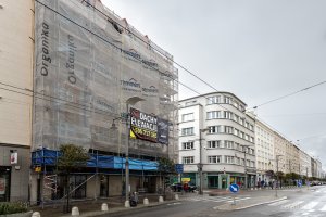 Prace remontowe dotowane przez miasto – budynek przy ul. Żołnierzy I Armii Wojska Polskiego 1 (fot. Kamil Złoch)