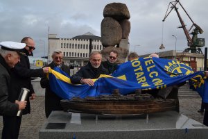 Uroczystość odsłonięcia makiety M/s „Batory” 