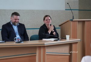 Na zdjęciu Tadeusz Szemiot i Aleksandra Kosiorek (fot. Karolina Szypelt)