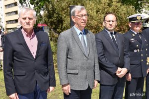 W uroczystości wzięli udział: Andrzej Bień - wiceprzewodniczący Rady Miasta Gdyni oraz radni miasta Zenon Roda i Krzysztof Chachulski // fot. Magdalena Czernek 