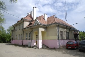 Budynek stacji kolejowej Wielki Kack, fot. C.Łozowska