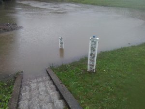 Ulewy w Gdyni - stan z 27 lipca 2017