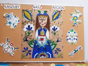 gazetka szkolna z kaszubskimi rysunkami