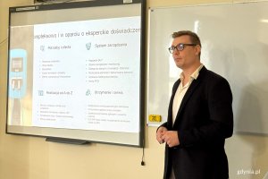 Spotkanie „Edukacja, Szkolnictwo Branżowe i Biznes” oraz GSDZ, na zdjęciu Marcin Małopolski z EQUAY (fot. Katarzyna Balcerzak)