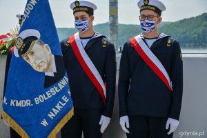 W Alei Żeglarstwa Polskiego odsłonięto tablice komandora Bolesława Romanowskiego i Henryka Fronczaka // fot. Paweł Kukla