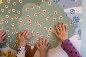 „Odprowadzam Sam”, na zdjęciu dzieci z Przedszkola nr 30  (fot. Katarzyna Balcerzak)