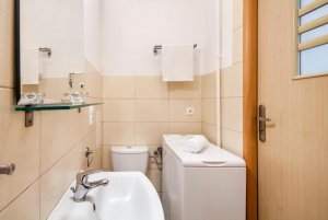 Łazienka w obiekcie Sleepy3city - Abrahama 46A