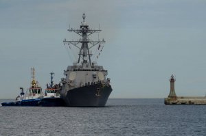 Amerykański niszczyciel rakietowy USS Farragut, fot. kmdr ppor. Radosław Pioch