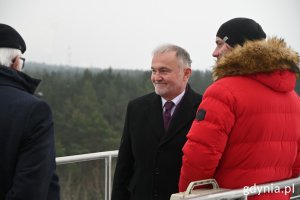 Prezydent Wojciech Szczurek zwiedza nową inwestycję