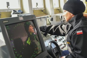 ORP „Grom” ćwiczy na wodach Zatoki Gdańskiej // fot. kmdr ppor. Radosław Pioch / 3.FO