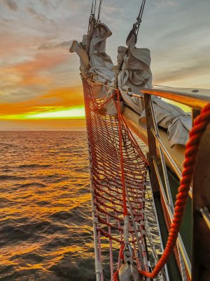 Praktyki morskie odbyły się na „Iskrze” // fot. załoga okrętu ORP „Iskra”