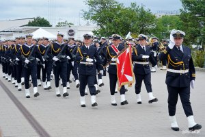 Kompania Reprezentacyjna Marynarki Wojennej podczas defilady