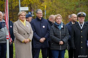 Na zdjęciu m.in.: wiceprezydent Gdyni Rafał Geremek oraz radne miasta: Teresa Bysewska i Beata Zastawna