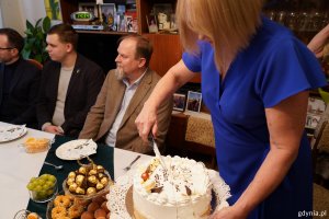 Na przyjęciu pojawili się r&oacute;wnież radni dzielnicy Obłuże (fot. Magda Śliżewska)