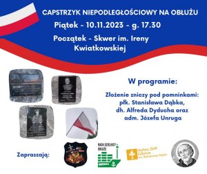 Opis wydarzenia Capstrzyk Niepodległościowy na Obłużu.