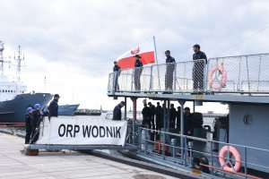 Po 70 dniach rejsu do Gdyni wrócił ORP „Wodnik” // fot. Jan Ziarnicki