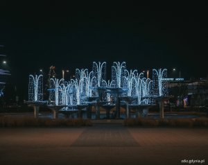 Świątecznie przystrojona Gdynia
