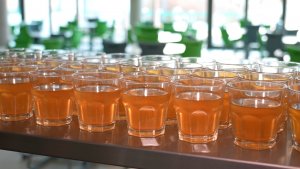 Uczniowie ZSO nr 8 mają do wyboru wodę lub zieloną herbatę z cytryną