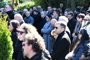 Uroczystości pogrzebowe Leszka Kopcia na Cmentarzu Łostowickim w Gdańsku (fot. Michał Puszczewicz)