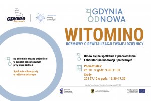 Terminy spotkań dla mieszkańców Witomina // mat. Laboratorium Innowacji Społecznych