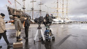 Ekipa filmowa na planie 2. sezonu „Pati” w Gdyni