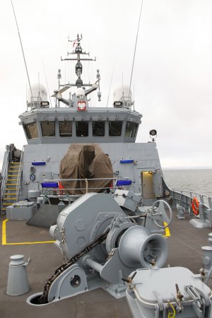 ORP Kormoran – najnowocześniejszy okręt Marynarki Wojennej // fot. Marcin Purman