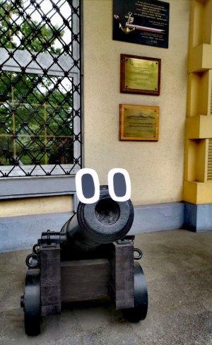 Praca konkursowa "Radosna armatka", autor: Natalia Zaleśny