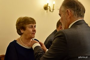 Medale wręczył prezydent Gdyni Wojciech Szczurek / fot. Paweł Kukla