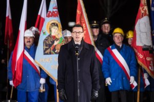 Poranne uroczystości upamiętniające ofiary Grudnia '70 // fot. Karol Stańczak