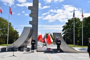 Obchody Dnia Weterana Działań poza Granicami Państwa oraz Międzynarodowego Dnia Uczestników Misji Pokojowych ONZ w Gdyni // fot. Magdalena Czernek