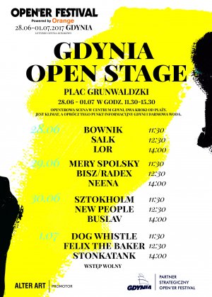 Open Stage - rozkład jazdy