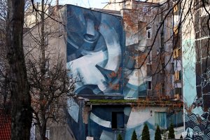 Futurystyczny mural #wGdyni 