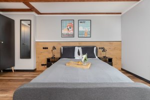 Jedna z sypialni w apartamencie Władysława IV 30A/9