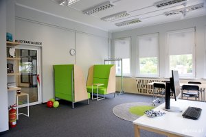 Otwarcie wyremontowanej czytelni w Bibliotece Obłuże. Fot. Przemysław Kozłowski
