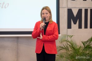 Wiceprezydentka Oktawia Gorzeńska podczas spotkania w PPNT