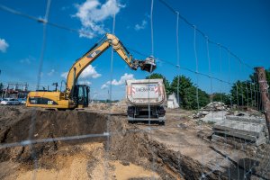 Przebudowa osiedla Meksyk na Chyloni. 28 lipca 2021 // fot. Laboratorium Innowacji Społecznych 