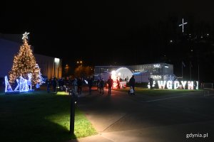 Iluminacje na placu Grunwaldzkim // fot. Michał Puszczewicz