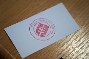 na zdjęciu rewers karty do głosowania