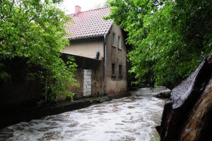Ulewy w Gdyni - stan z 27 lipca 2017