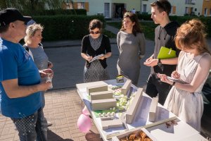 Wspólne projektowanie przestrzeni przy Chwarznieńskiej fot. LIS